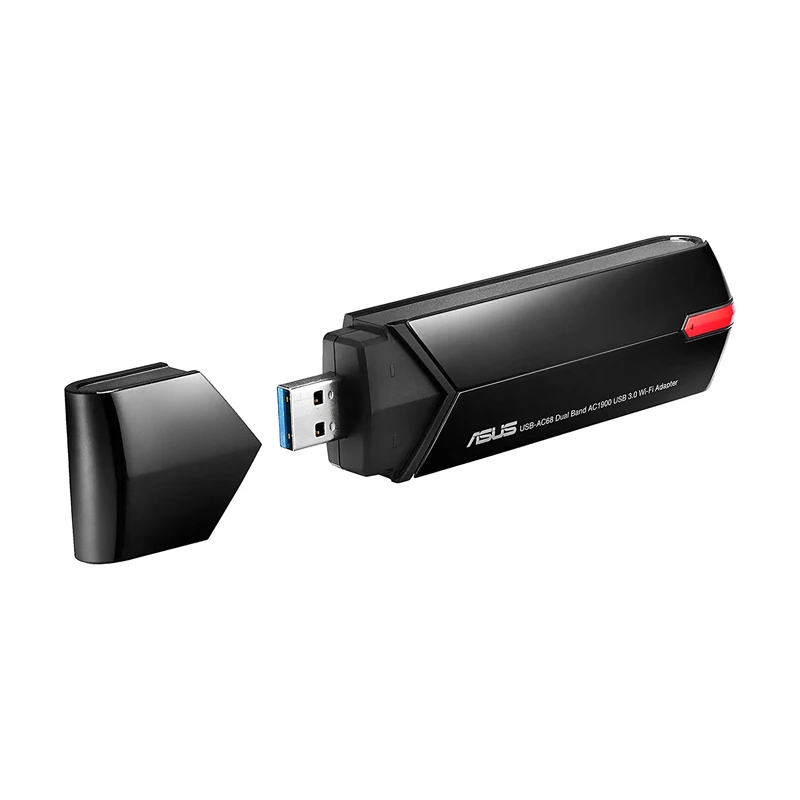 Imagem -05 - Adaptador Wifi Asus-usb 3.0 com Berço Incluído Ac68 Dual-band Ac1900 Usb 3.0 Velocidades Wi-fi de até 1300 Mbps 5ghz 600 Mbps 2.4ghz