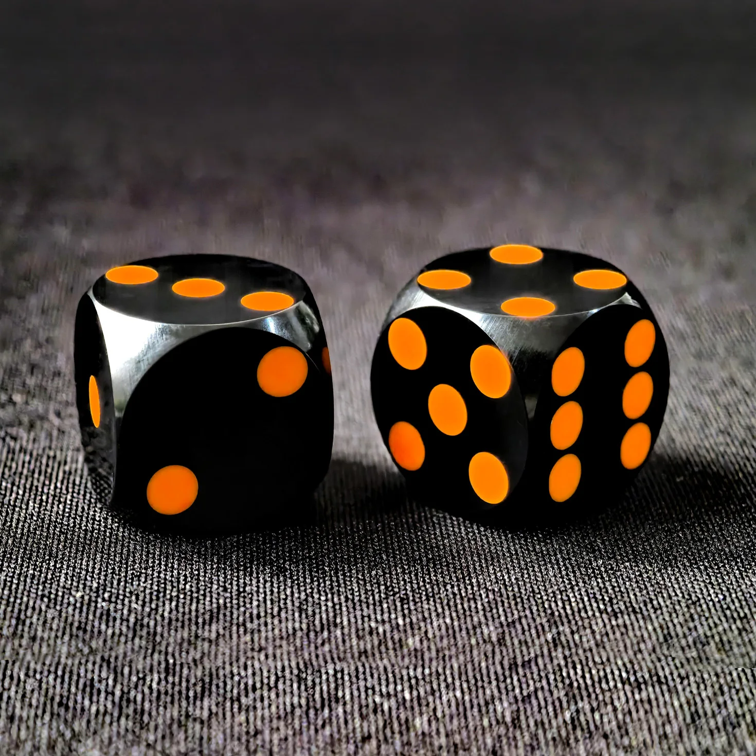 Bescon Professional Precision Dice Round Corner 9/16" (14.3mm) with Colorful Dots, Colored Dots Precision Backgammon Dice 14.3MM