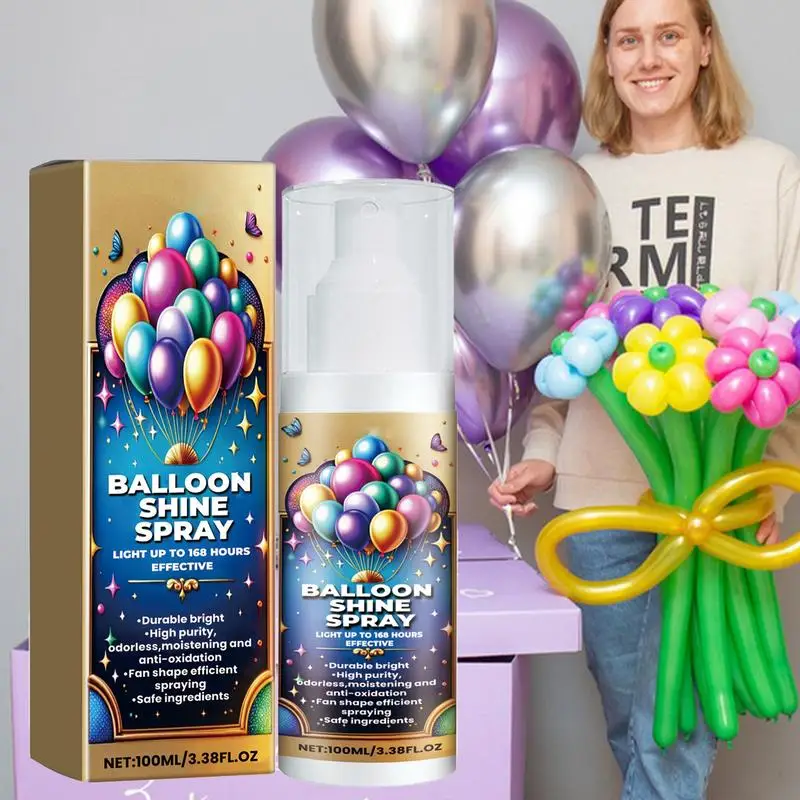 

Balloon Shine Spray 100ml Ultra Shiny Glow Spray High Shine Balloon Spray For An Elegant High Gloss Finish In Minutes Halloween