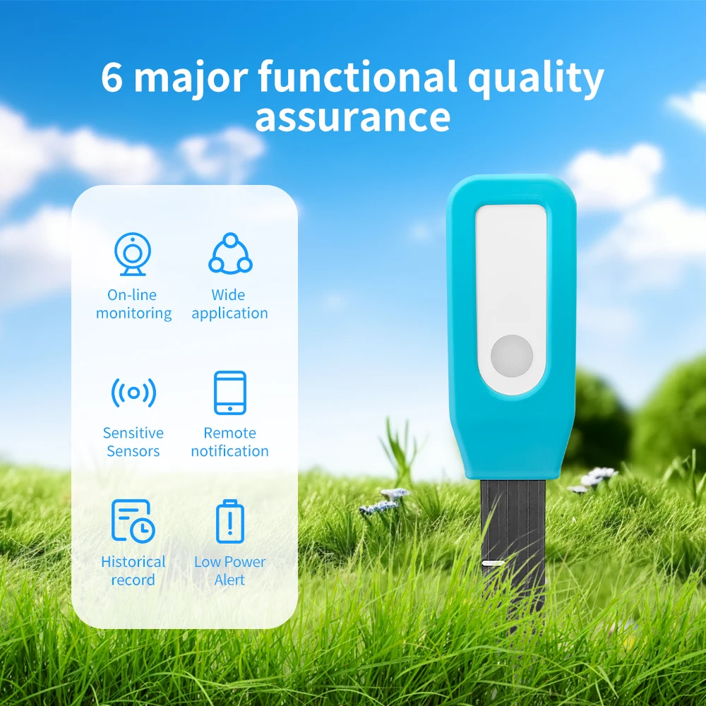 Tuya bluetooth testador de solo temperatura detector umidade vida inteligente jardim automatizado irrigação detector com alexa google casa