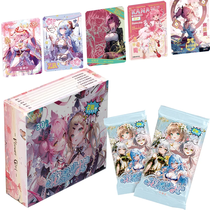 

Lovely Japanese Anime Girls Cards Goddess Story Cartoon Character Collectible Edition Card Children Birthday Surprise Toys Gifts