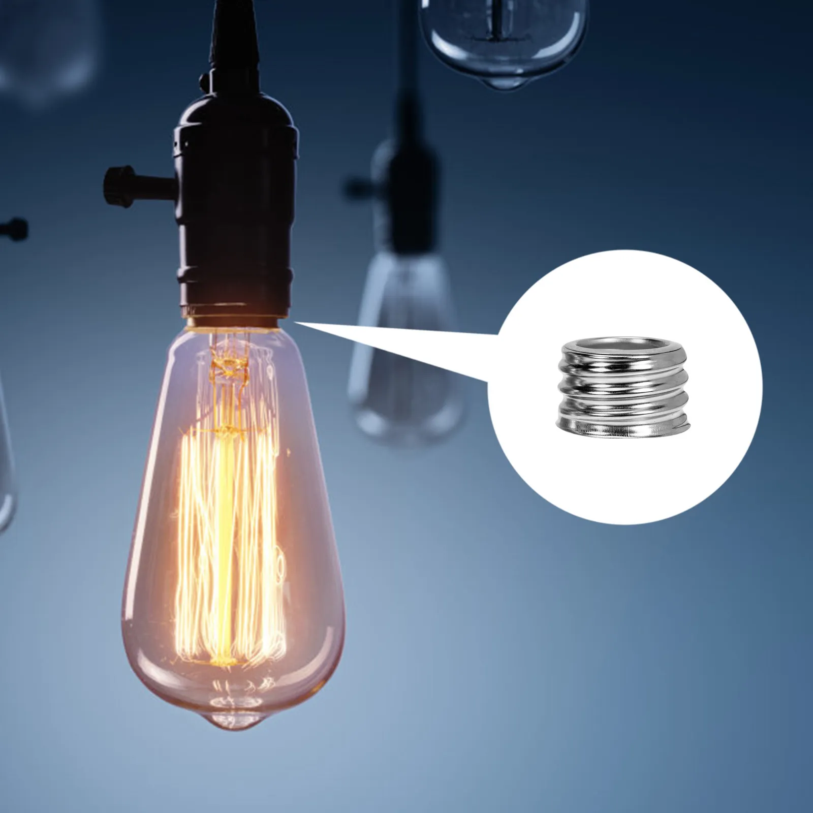 15Pcs E27 To E40 Li…