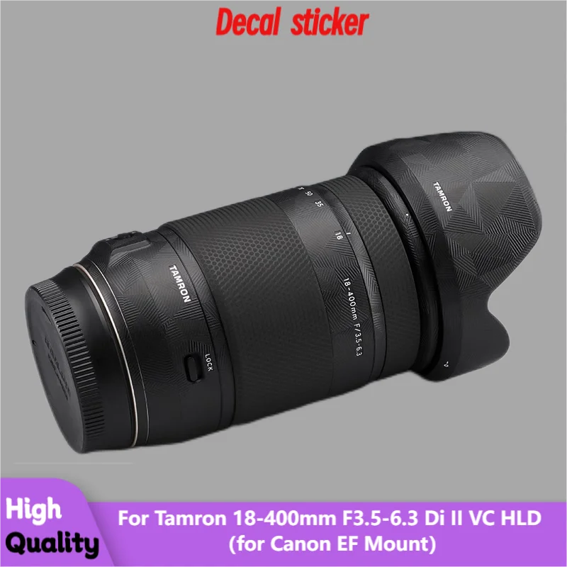 Для Tamron 18-400 мм F3.5-6.3 Di II VC HLD для Canon EF крепление объектива наклейка защитная наклейка на кожу защитная пленка покрытие 18-400 B028