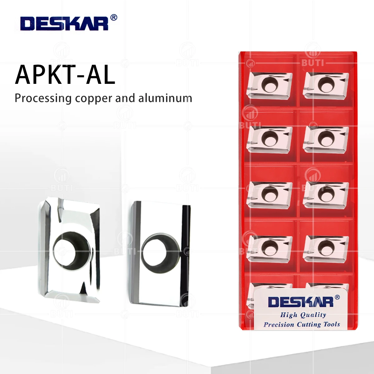 

DESKAR 100% оригинал APKT 1003PDFR AL APKT1135PDFR APKT1604PDFR APKT1604 GPDFR K10 Вставка фрезы из алюминиевого сплава с ЧПУ