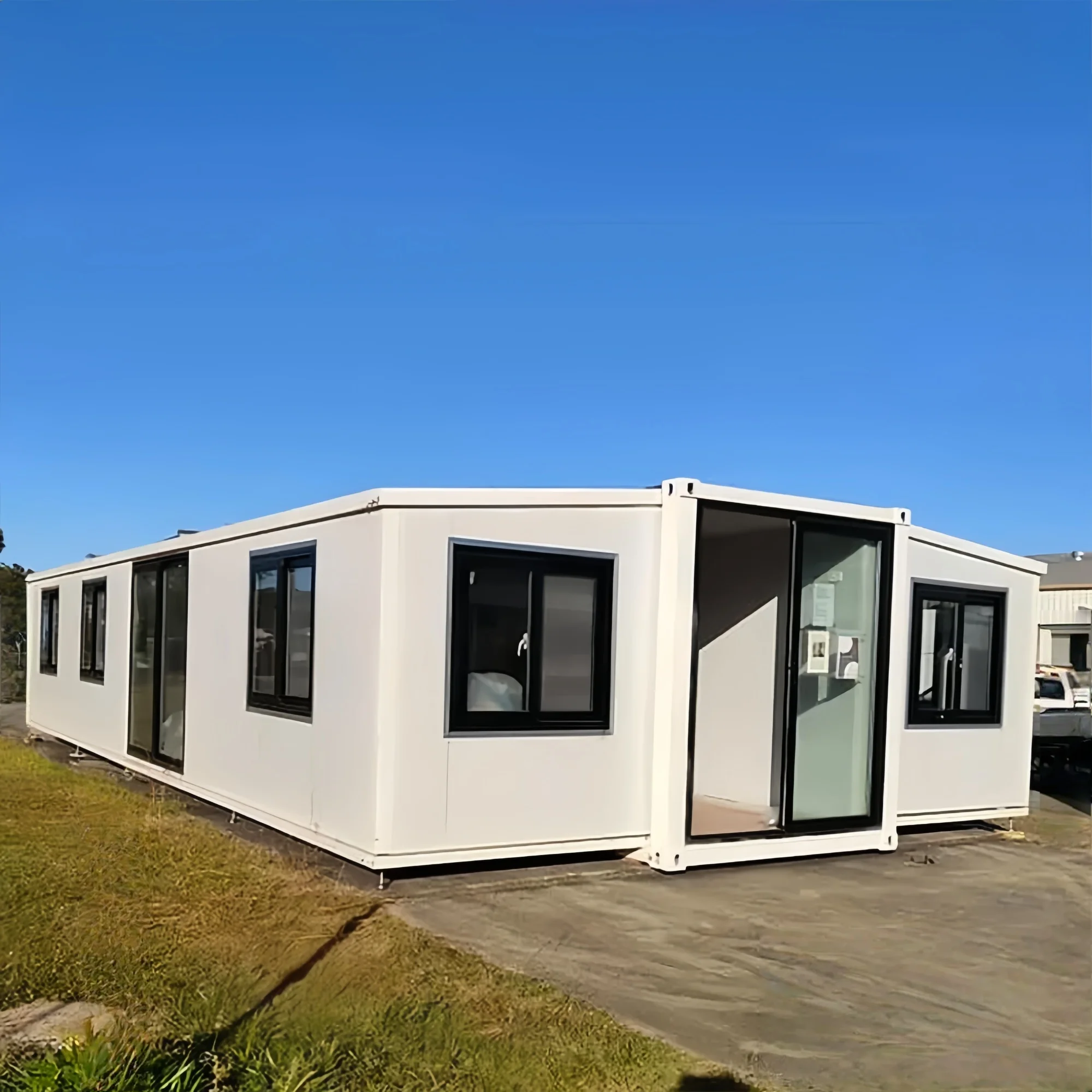 Factory Customized Prefab 20FT 40FT Expandable Folding Container House 2 Bedrooms Bed Prefabricated Foldable Container Home