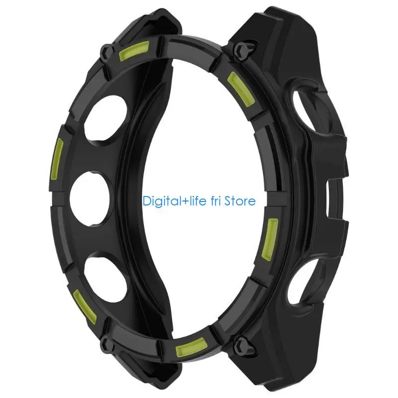 E06D TPU Watch Cover Shockproof Protective Housing with Hollowed Designs Ensures Full Protections Without Hindering Usability