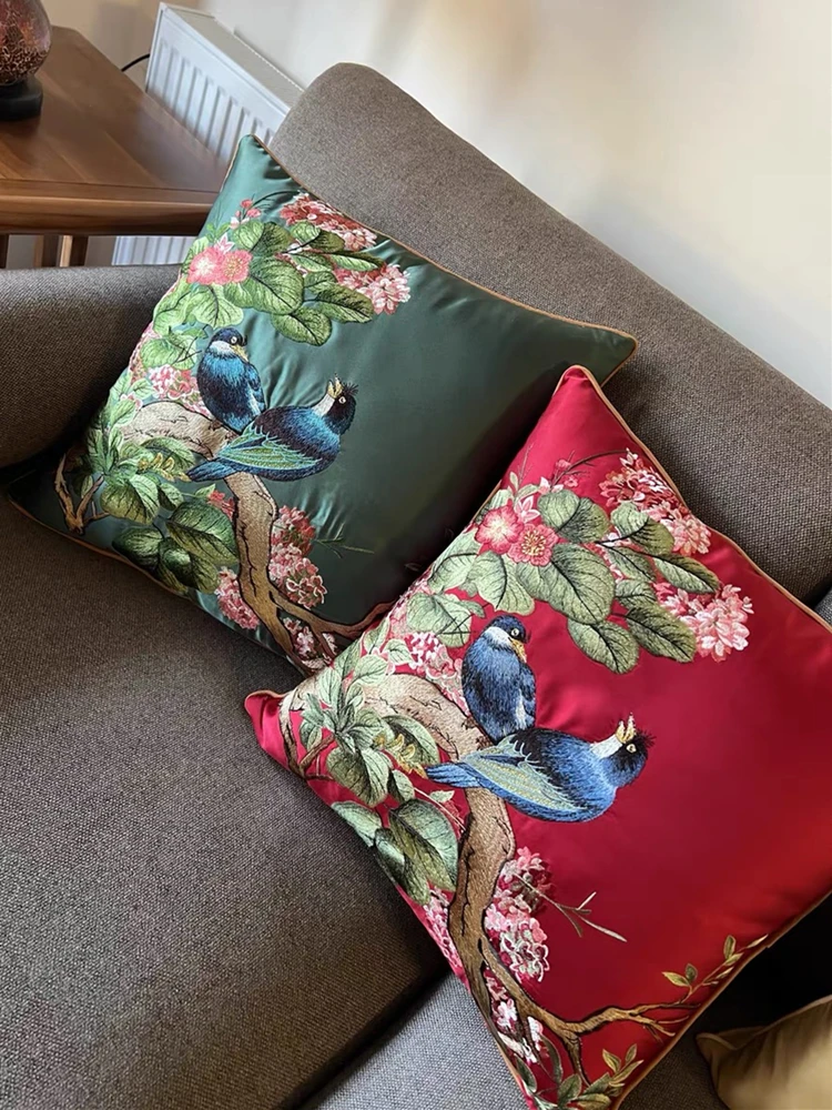 Taie d'oreiller luxueuse brodé - Pillow Insert 18X18 avis et prix