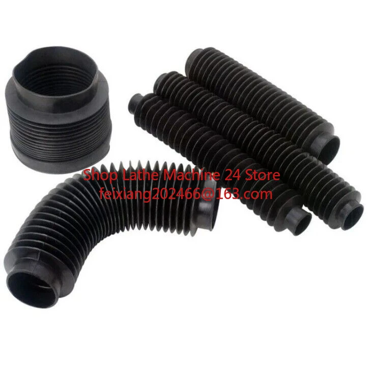 1PC New Rubber Corrugated Sleeve Flexible Moulded Bellows Oil Resistant Dust Cover