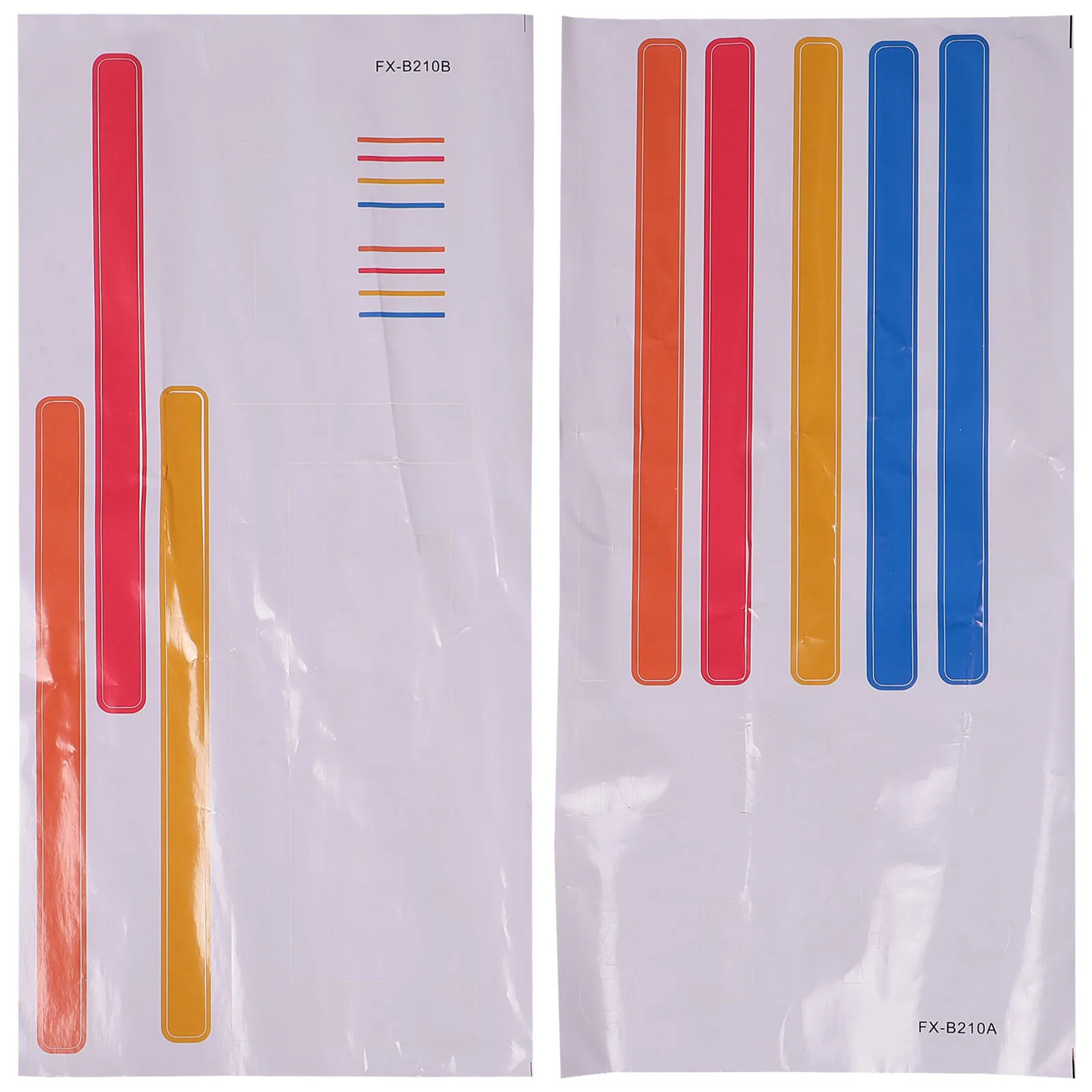 2Sheets Long Jump Stickers Thickened Waterproof Floor Decal Jump Sports Game Supplies Kindergarten Teaching Aids