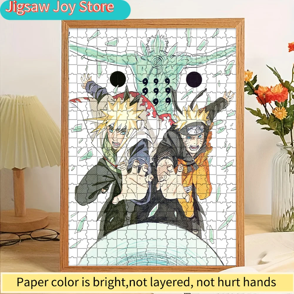 

Anime Naruto Minato Sage of Six Paths Rasengan Art Paper Jigsaw Puzzle, Epic Ninja Battle Scene Paper Puzzle, Collectible Educat