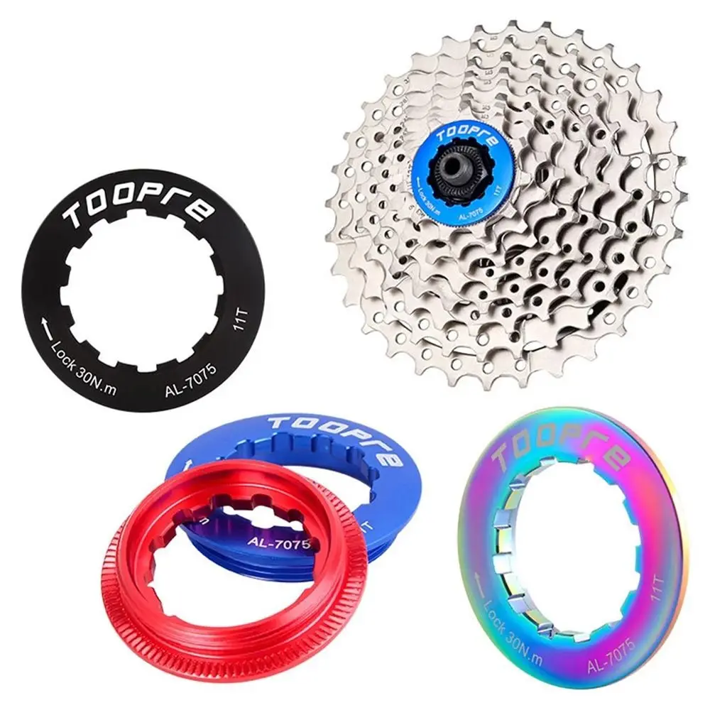 

Bike Cassette Mountain Bike Sprocket Locking Cover Bike Flywheel Locking Ring Flywheel Lock Ring 11T Cassette Sprocket Cover
