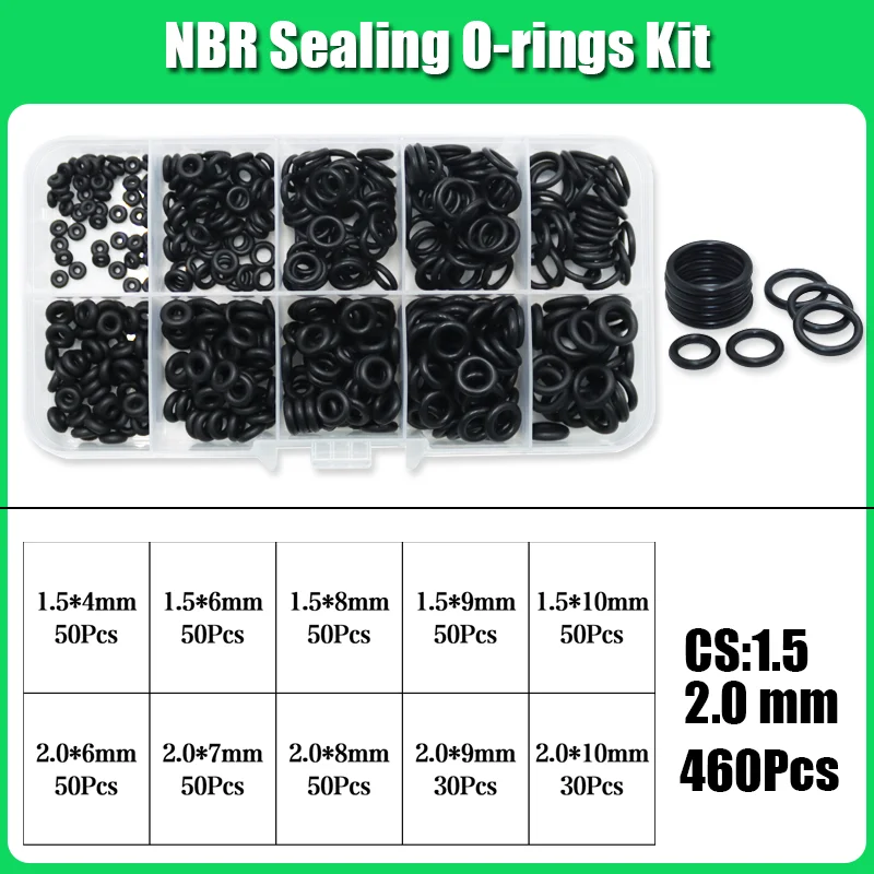 3230x O-Ring Nitrilkautschuk NBR ORing Ölbeständige, verschleißfeste, wasserdichte Dichtungsscheibe Kfz-Wasserhahn-Sanitärdichtung – Detail 20
