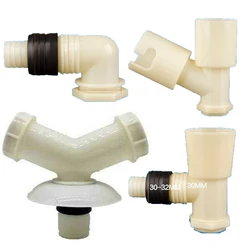 1 PC Washing Machine Floor Drain Joint Double Purpose Pipe Connector Dishwasher Universal Hose Adapter Disposer Trap Accessories