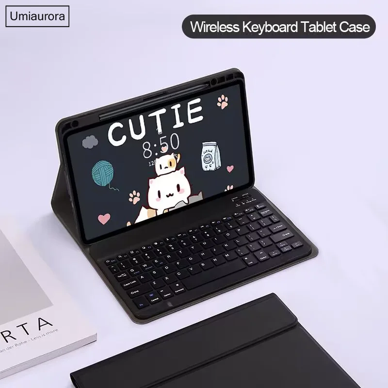 

For iPad Mini 7 Air 4 5 6 9.7 8th 9th 10.2 10th 10.9 11th Gen A16 Pro 11 inch M2 M3 M4 Wireless Keyboard Stand Tablet Case Funda