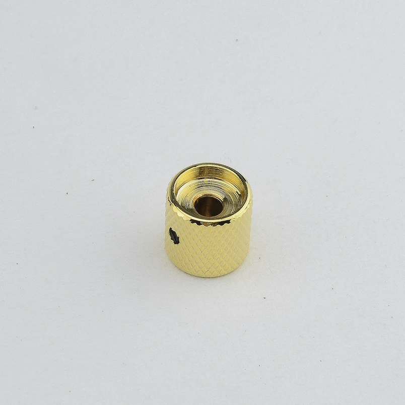 【Made in Korea】1 Piece  Flat Top Metal Tone volume Knob For Electric Guitar Bass  19MM*19MM*6.0MM/6.35MM  1/4 Inch