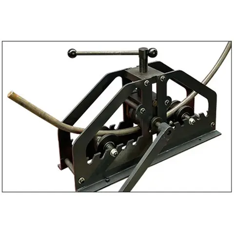 Hot sale TR60 Manual Metal Tube Bender Machine 1.5" Round Roller Stretcher Shrinker Bench Bending Set Heavy Duty Pipe Bender