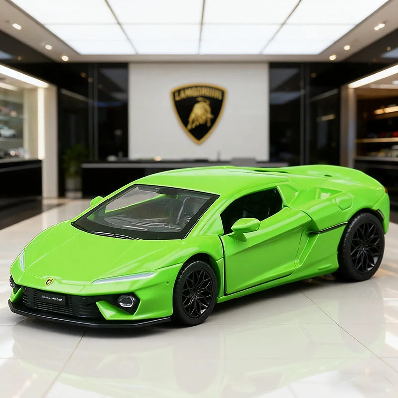 1:40 Lamborghini Temerario alliage voiture moulé sous pression et véhicules jouets modèle de voiture Miniature échelle modèle voiture jouets pour enfants
