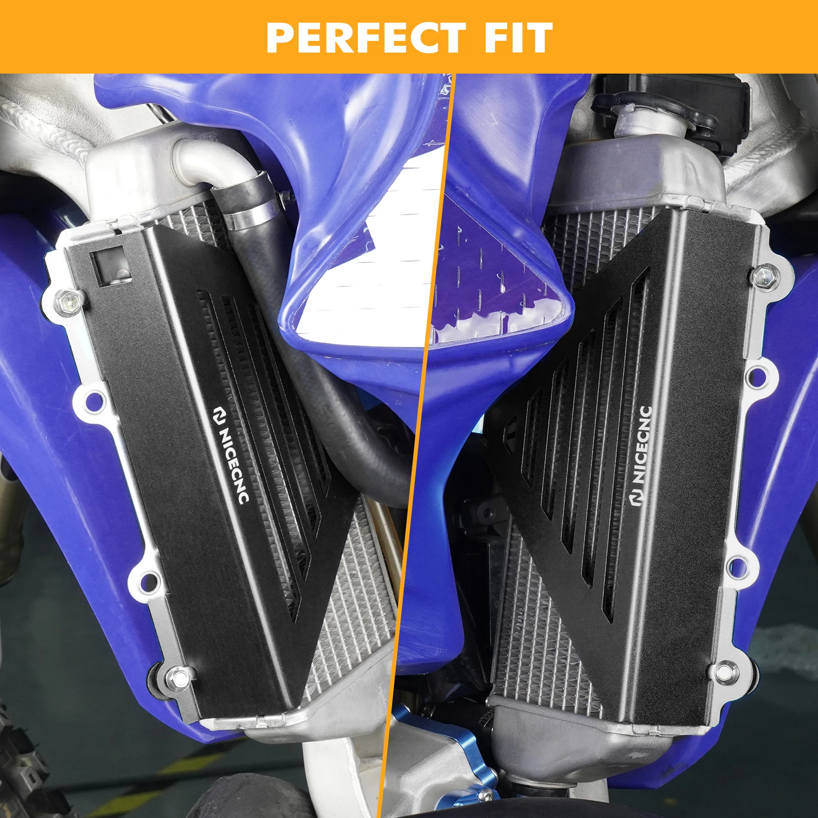 For Yamaha YZ250X 2016-2023 YZ250 2002-2024 2023 2022 2021 2020 Radiator Guards Engine Oil Cooler Radiator Guard Cover Protector