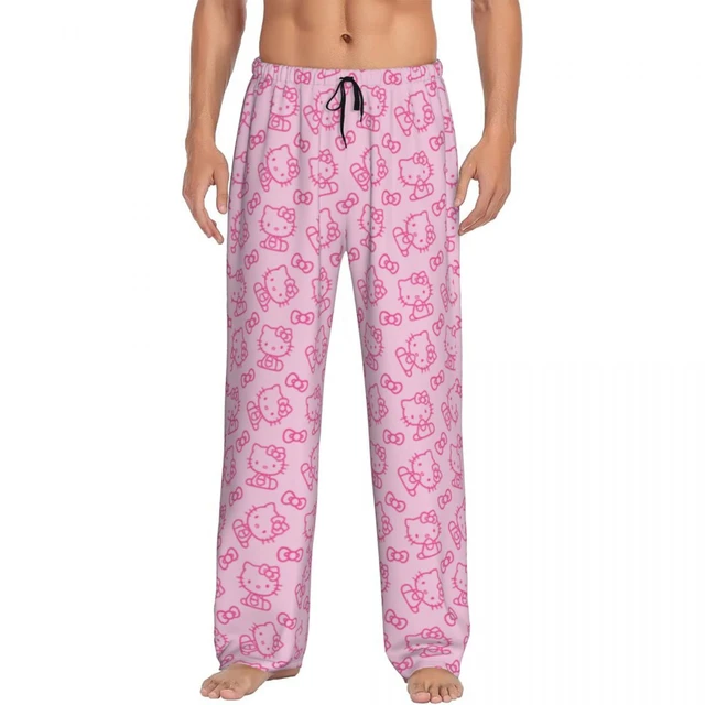 Mens pink pajama pants hotsell