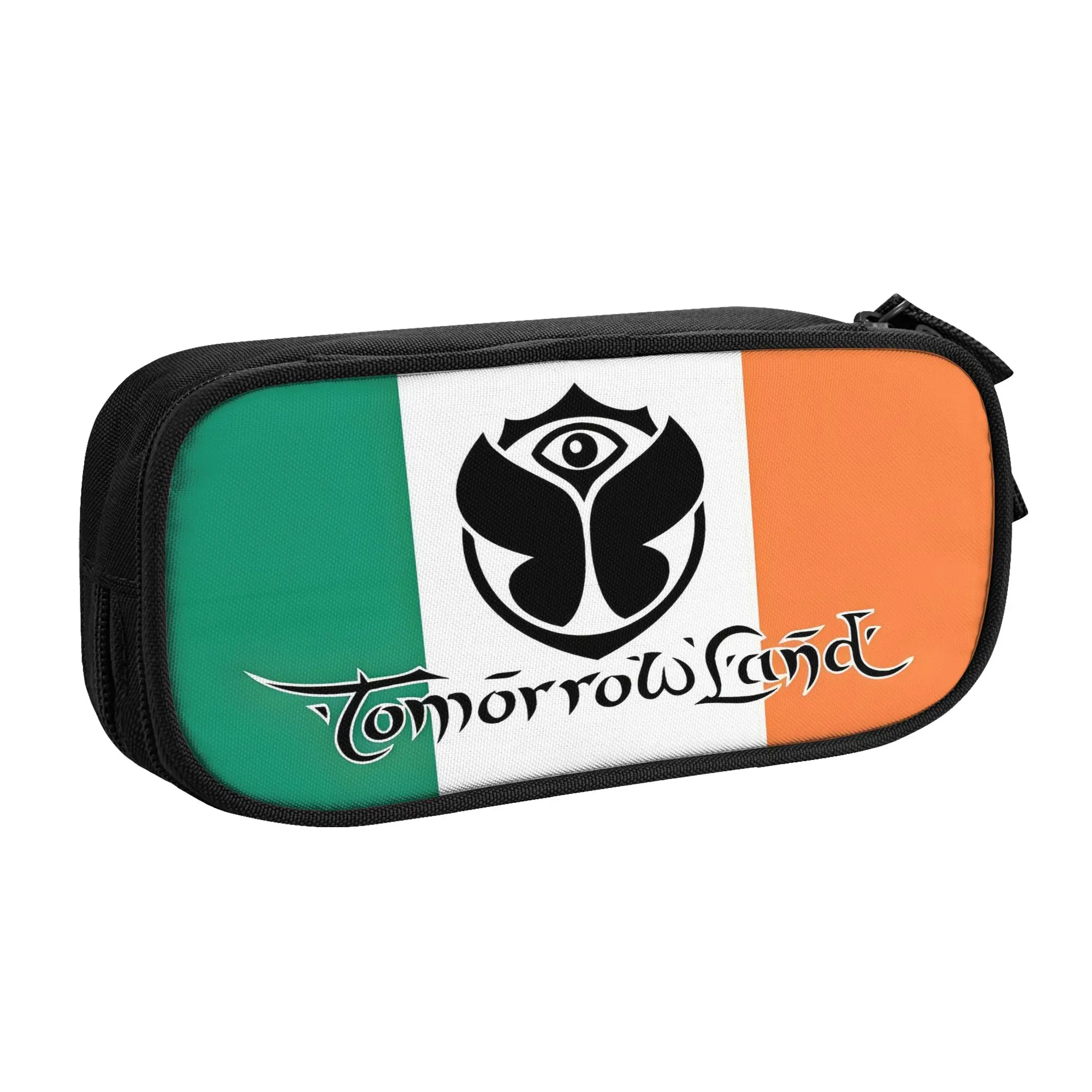 Tomorrowland Belgian Electronic Dance Music Festival Cute Pencil Case Boy Girl Big Capacity  Pencil Pouch Students Stationery