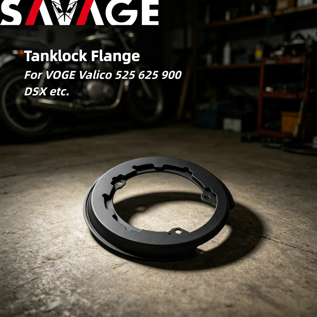 SAVAGE TTP-LH25 Motorcycle Fuel Tank Bag Adapter Ring Tanklock Mount Black for VOGE Valico 525 625 900 DSX Etc.
