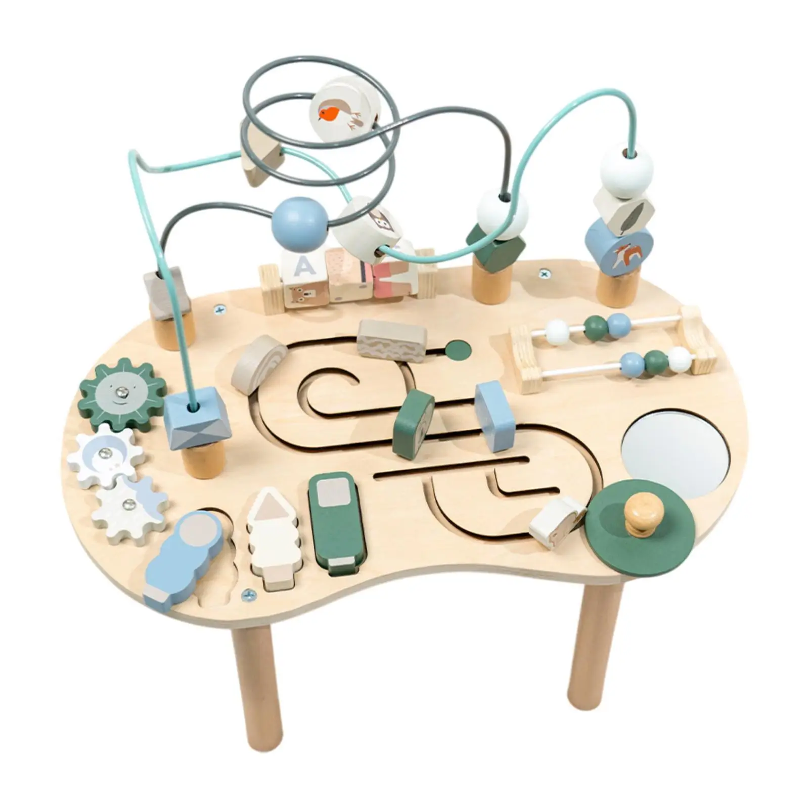 Kraal Doolhof Bord Speelgoed Puzzel Kralen Verjaardagscadeaus Cognitieve vaardigheden Kleurrijk