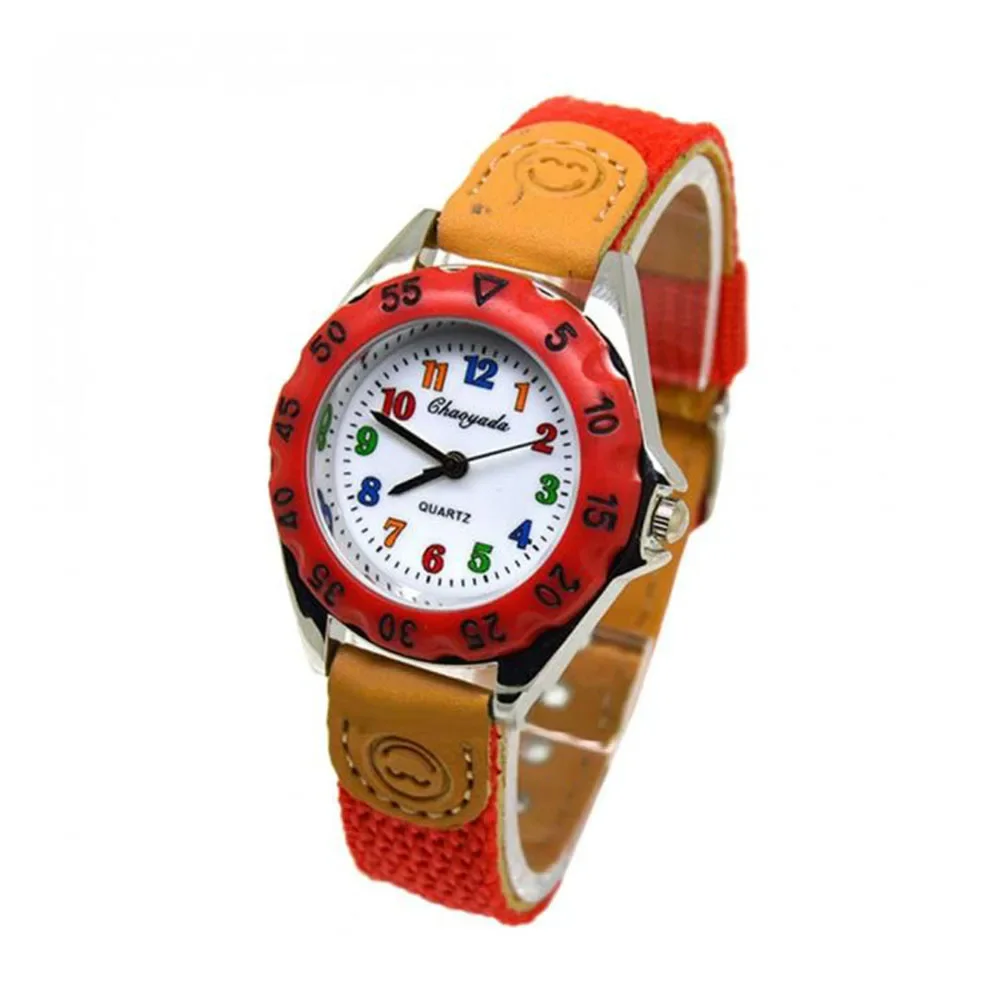 Montre à Quartz étanche pour enfants, nouvelle collection, jolie montre-bracelet de sport pour garçons et filles, bracelet en Nylon, cadeaux d'anniversaire