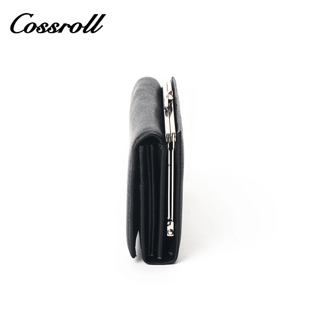 Echtes Leder Große Kapazität Lange Brieftasche frauen Zipper Erste Schicht Rindsleder Brieftasche frauen Lange Clip Clutch Tasche