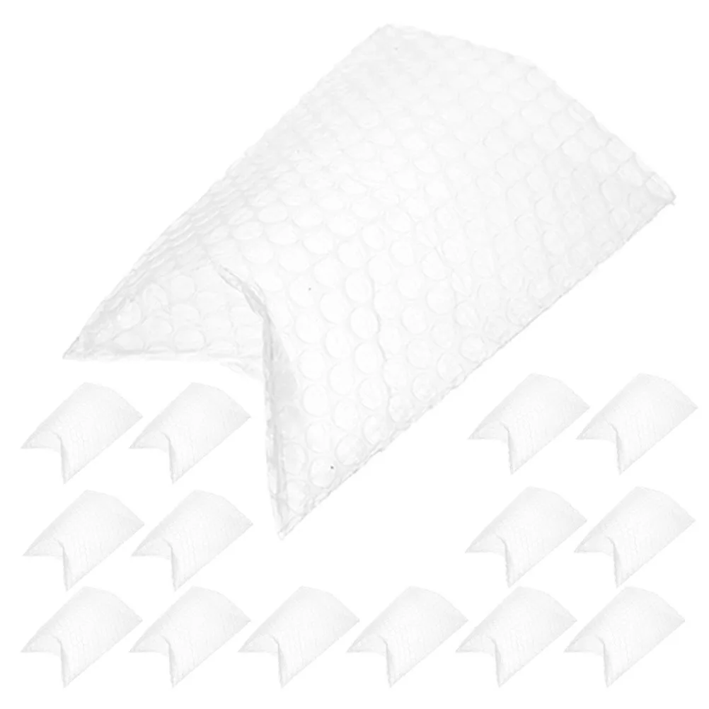 

400pcs Padded Bubble Bags Shockproof Shipping Bags Protective Packing Pouches Transparent Packaging Envelopes For
