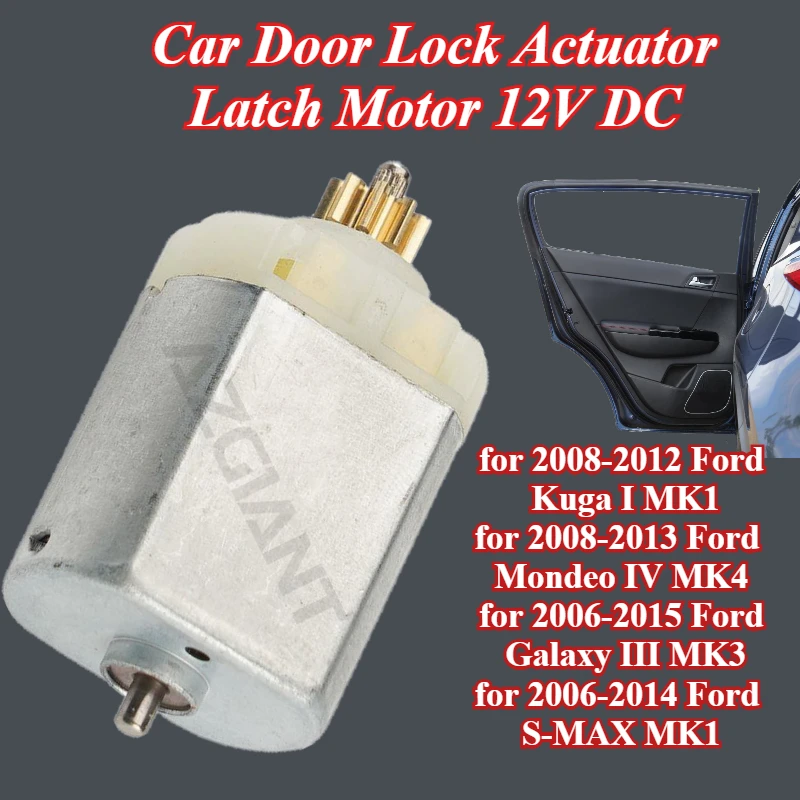 

AZGIANT 7S7A-A21813-DD Car Door Lock Actuator Latch Motor 12V DC for Ford Kuga I S-MAX MK1 Mondeo IV MK4 Galaxy III MK3 1010019