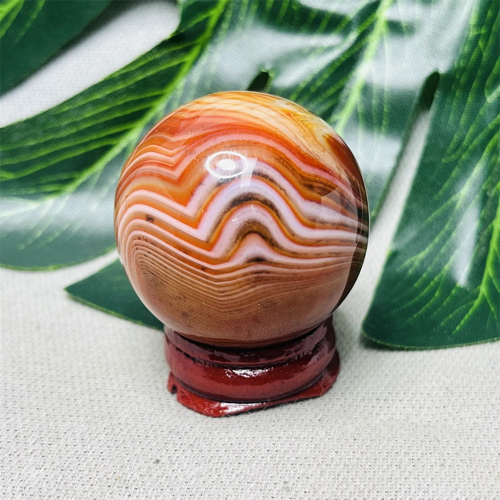 

Natural Gemstone Lace agate Ball Rune Agate Sorcery altar Prayer Meditation Home Feng Shui Decoration Crystal Stone Healing