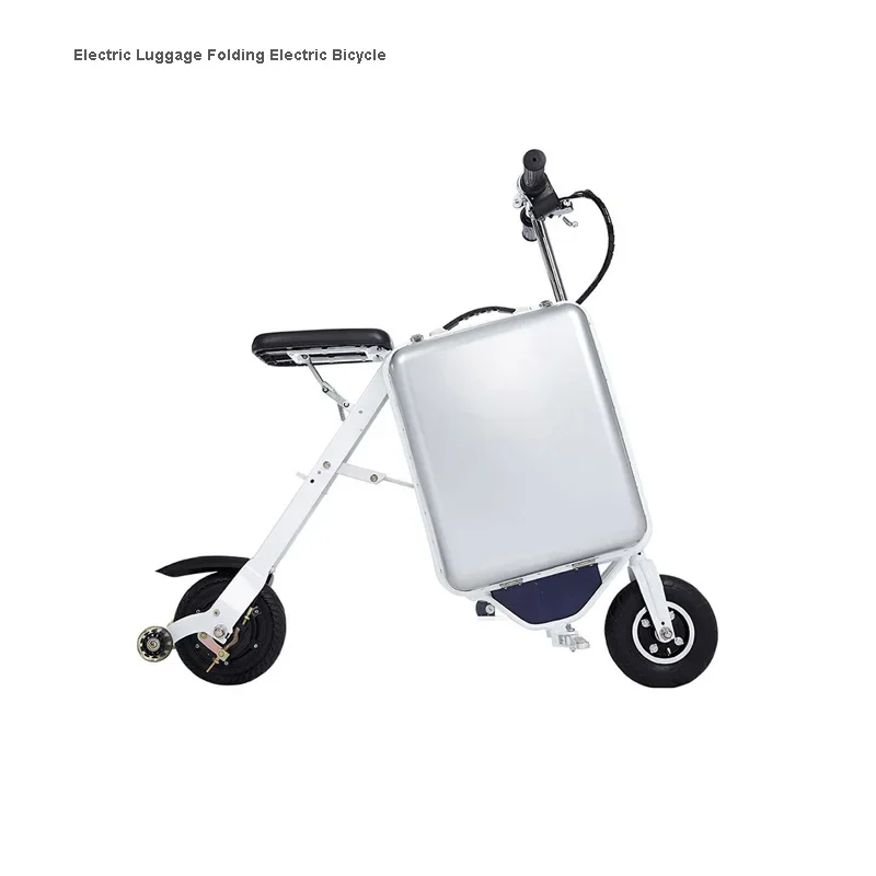 

Electric Luggage Travel Riding Suitcase The Ultra-Light Mobility Scooter Lithium-Ion Foldable Electric Bicycle With Wheels