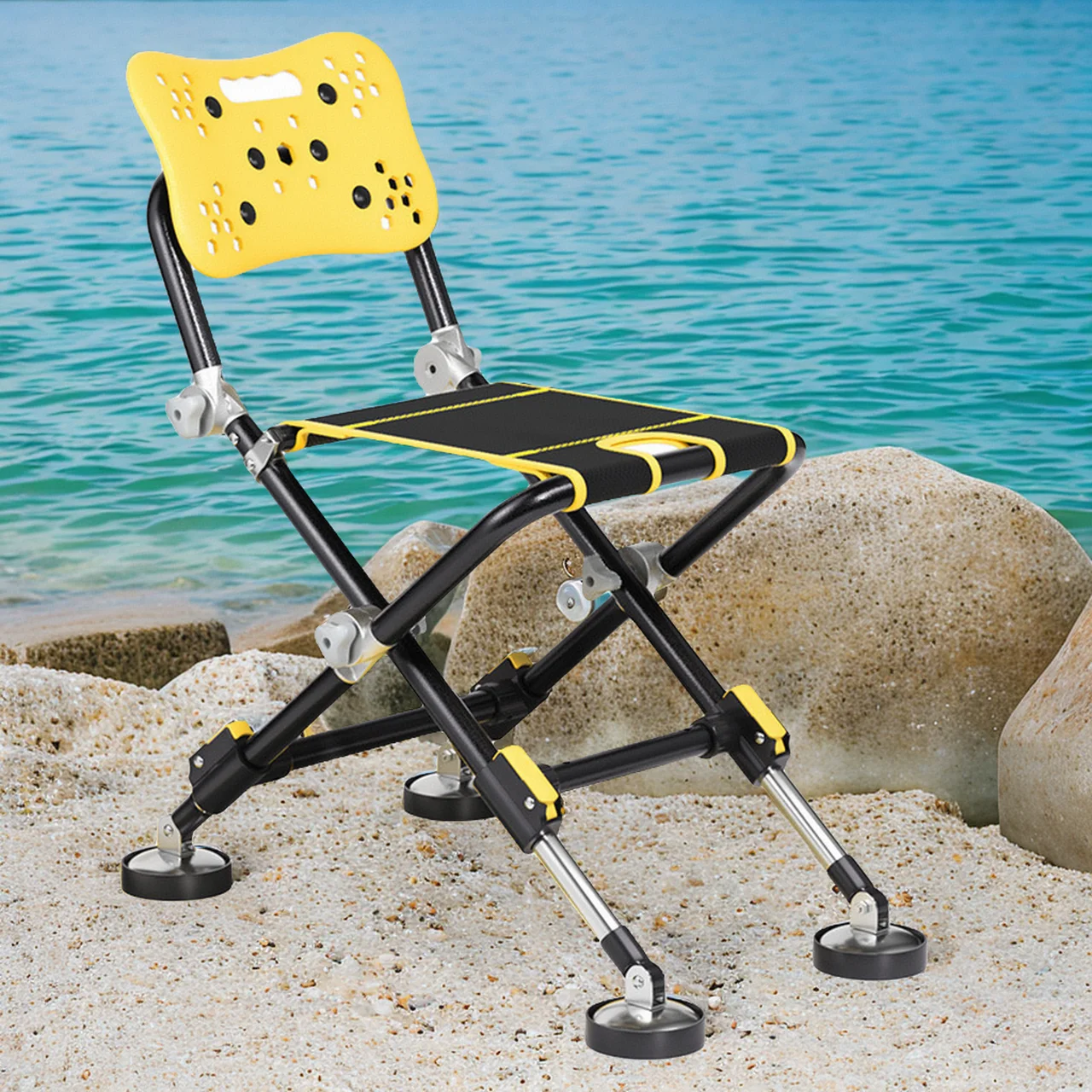 

Ergonomic Fishing Foldable Chaise Chair Stool Bench Lounger Chairs Lightweight Tourist Camping Portable Folding Beach