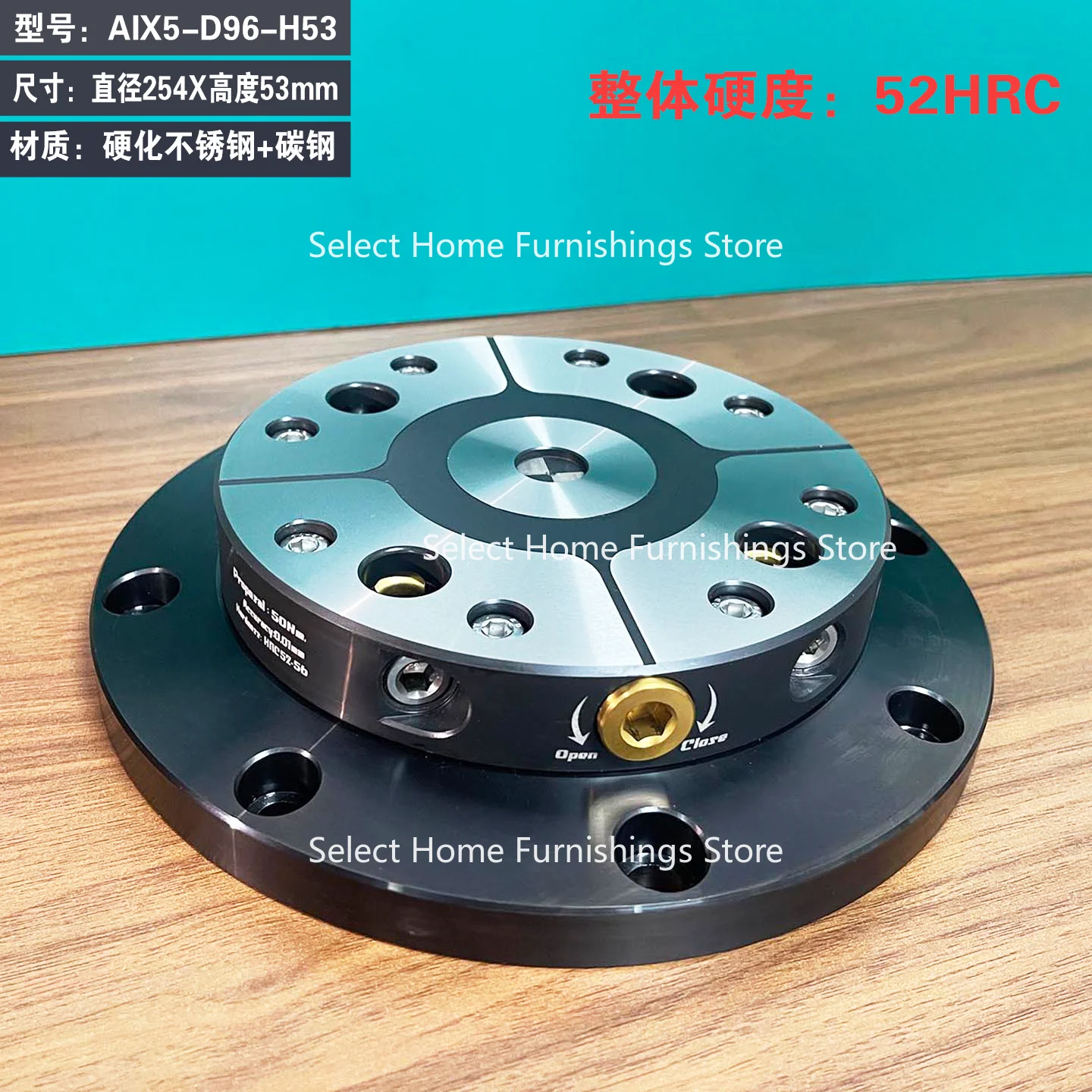 

Suitable for Use with Four or Five Axis Fixtures, Self Centering Pliers and Zero Point L-shaped Block Bridge Plates