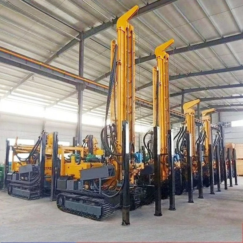 500m Super Deep Air Water Dual Purpose Water Well Drilling Rig For Agricultural Use
