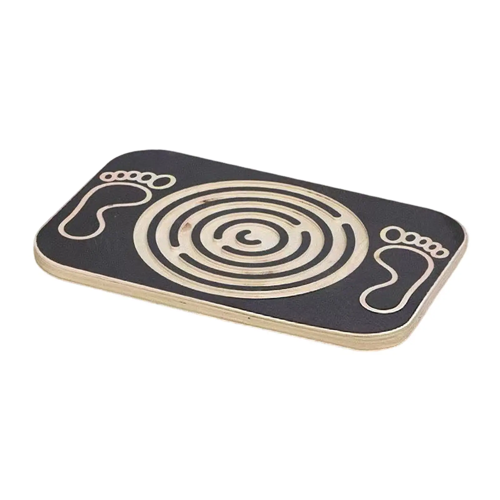 Wooden Balancer Board Large Labyrinth Trick Board Balance Exercise Fitness Disk for Surf Skateboard Simulation