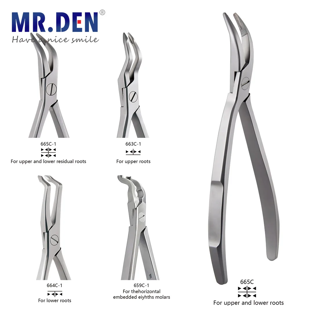 TianTian Adult Tooth Extraction Forceps Stainless Steel Dental Tools for Professional Use High Precision & Durable