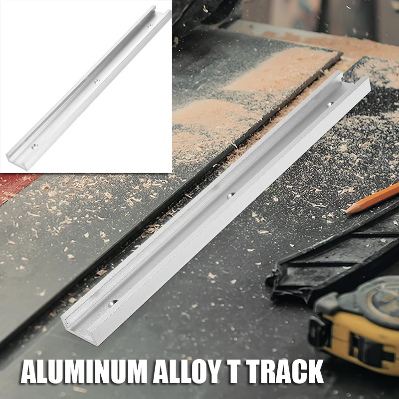 

Jig Track Sliding Guide Rail Channel Push Replacement Woodworking for One Piece Aluminum Alloy Linear Sliding Guide Rail