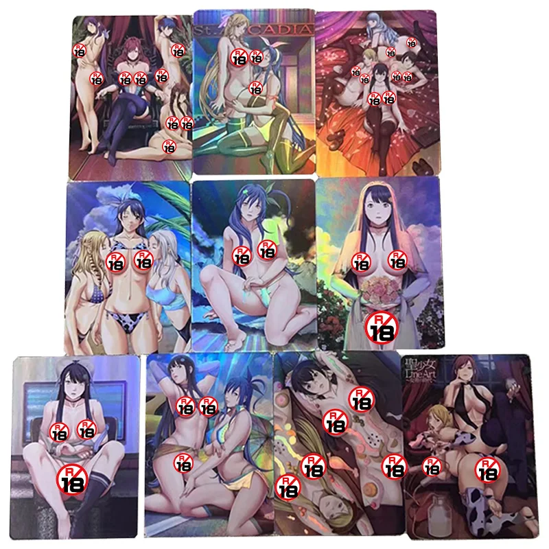 Sexy Anime Girl Card Saint Girl Starless Yuna Mitarai Marika Mamiya Mitarai Yuuna Game Collection Cards Toys Birthday Xmas Gifts