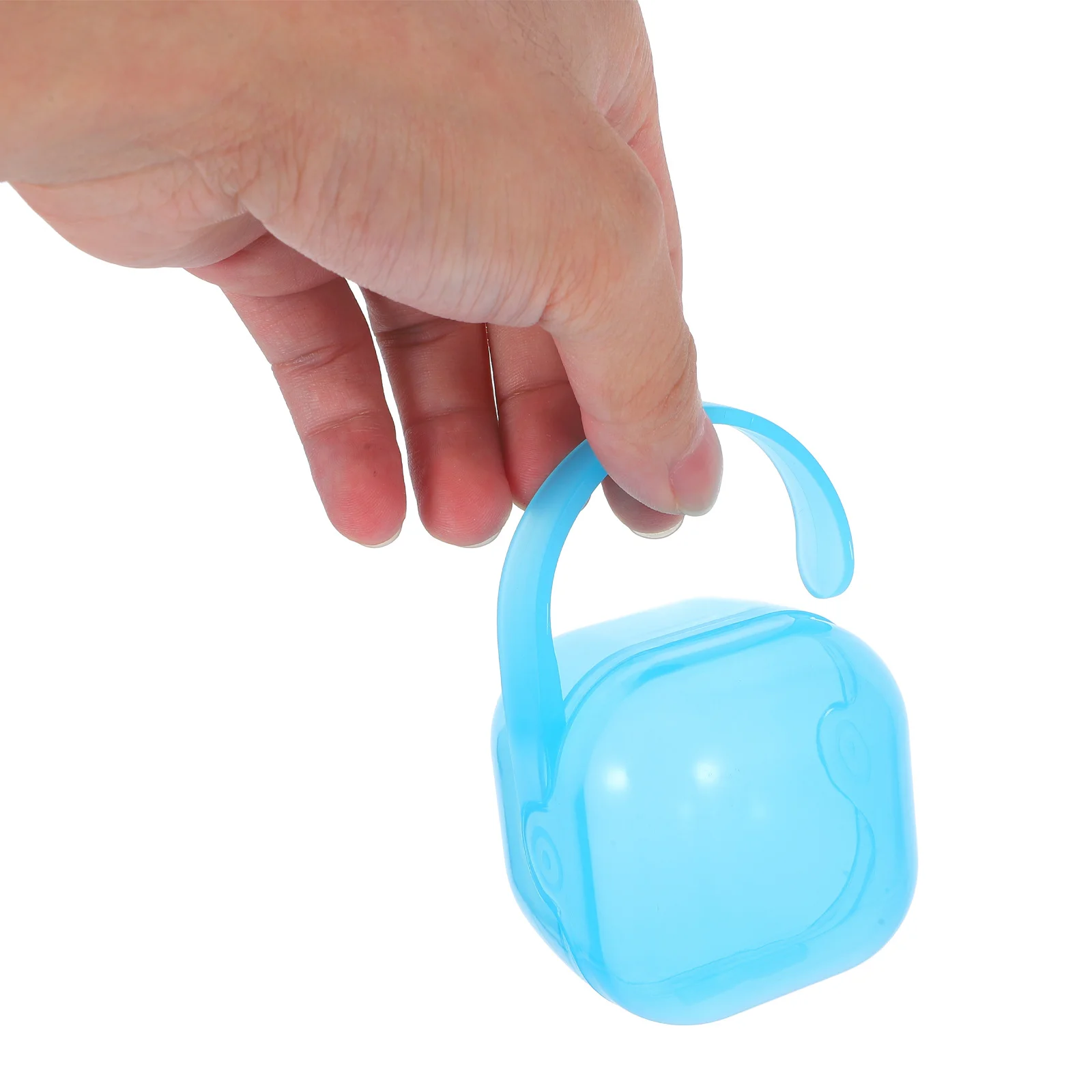 2 قطعة حامل صندوق مصاصة الطفل المحمولة السفر تخزين الحاويات دائم آمنة مادة البولي بروبيلين لطيف تصميم حامل مصاصة