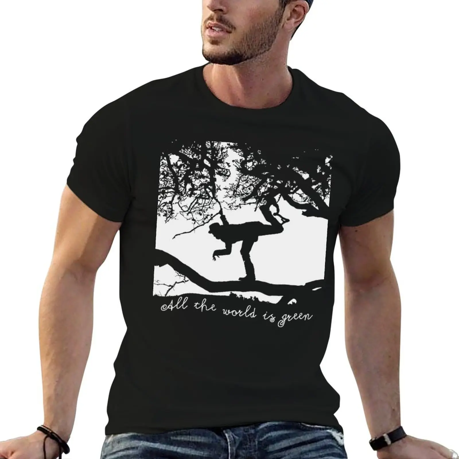 

Tom Waits - All the World is Green T-Shirt sports fans hippie clothes tops mens t shirts casual stylish