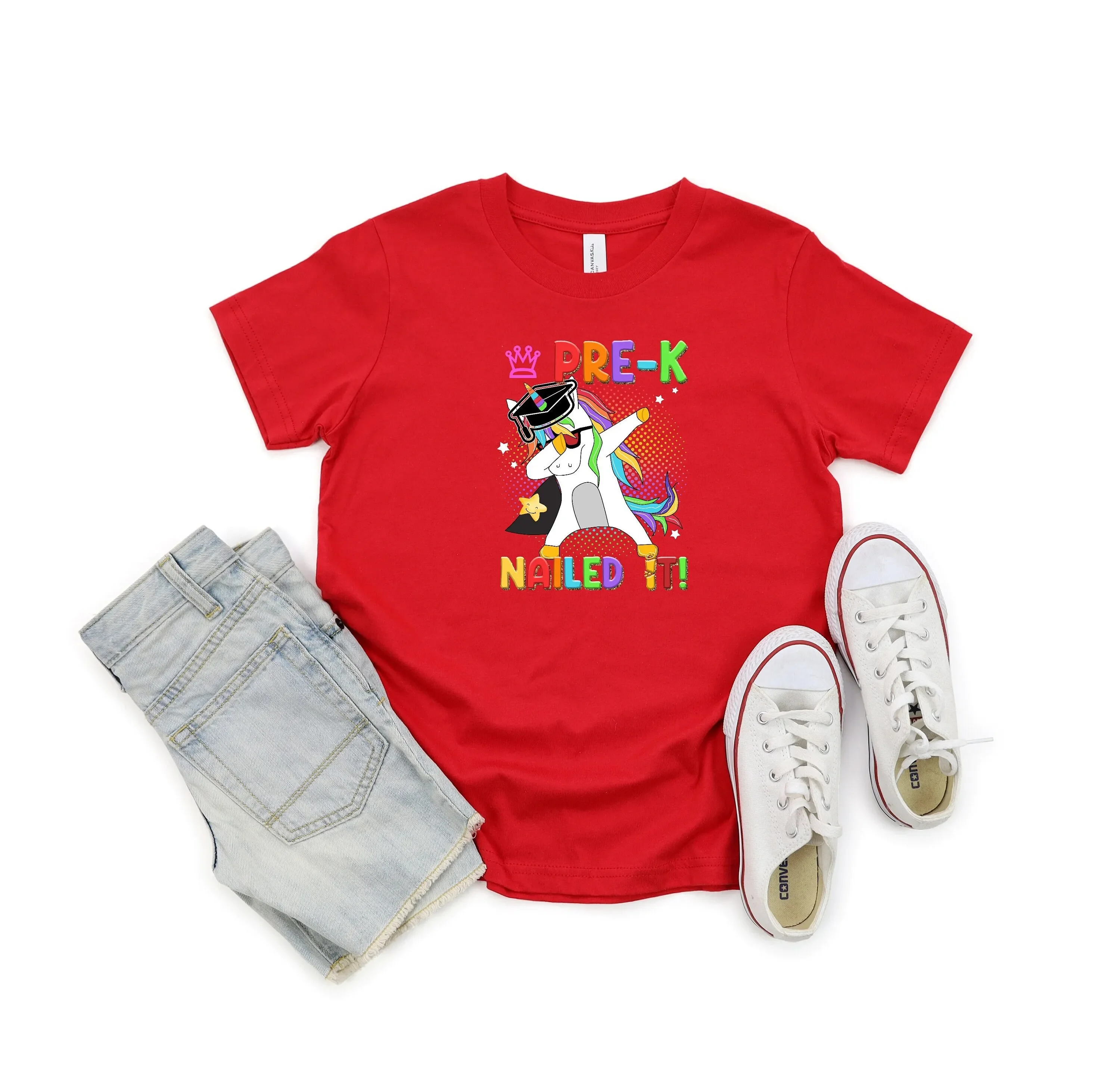 Pre K Nailed It T Shirt Graduation School Teacher Last Day Of