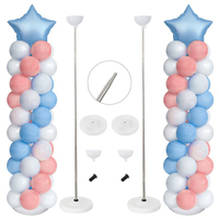 Balloon Telescopic Stands Adjustable Balloon Column Kit Wedding Birthday Party Graduation Decoration Poles