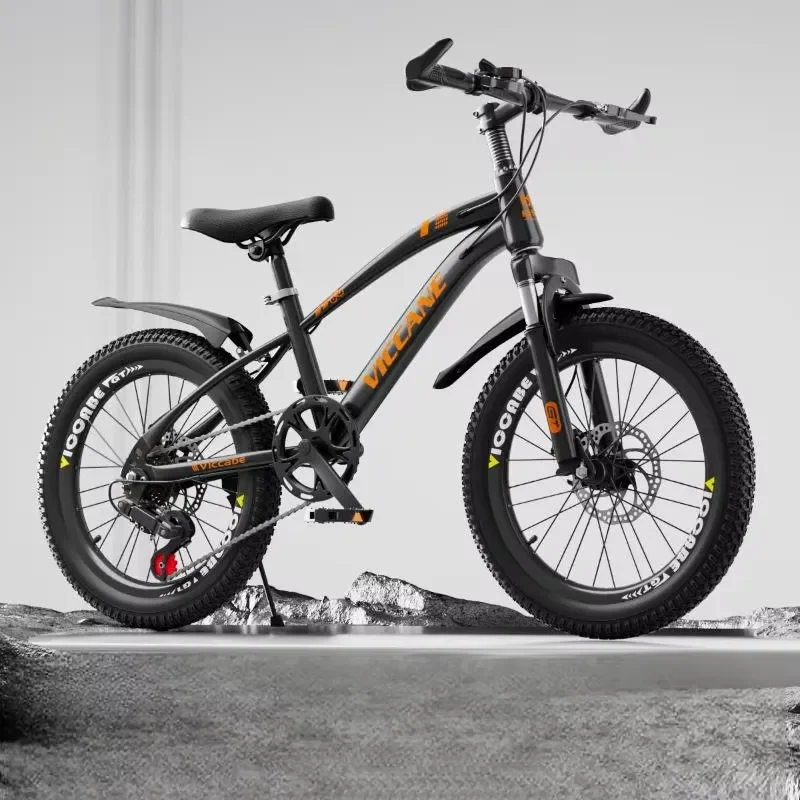 Children's bicycle 6-12 years old 7-speed mountain bike 18-22 inch disc brake pedal steel frame shock absorption training car