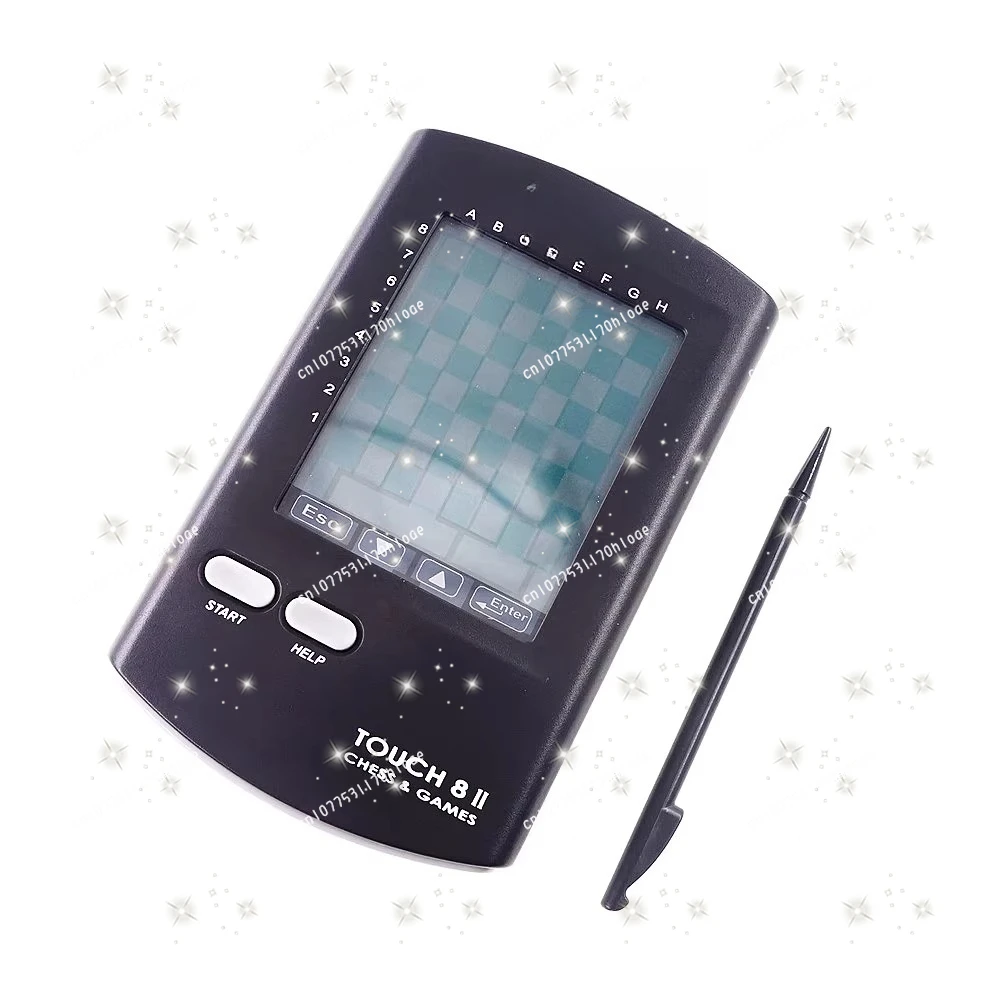 Chess Gaming Machine Intelligent Chess Handheld Electronic 8-in-1 Chessboard Handheld Notebook Size