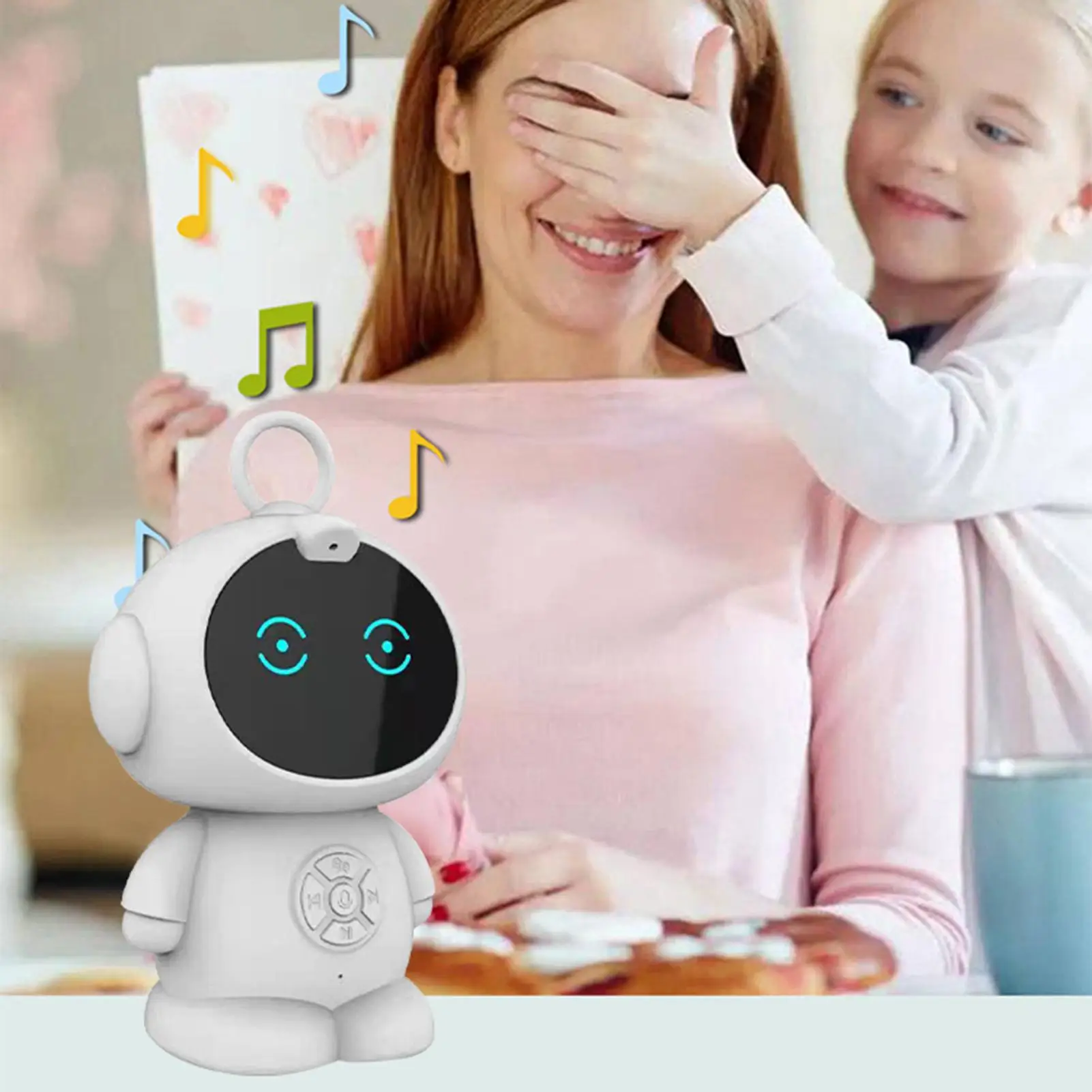 AI Robot آلة الترفيه التعليمية التفاعلية متعة الروبوت التفاعلي للأطفال المنزل داخلي في الهواء الطلق عيد الميلاد عيد الميلاد #2