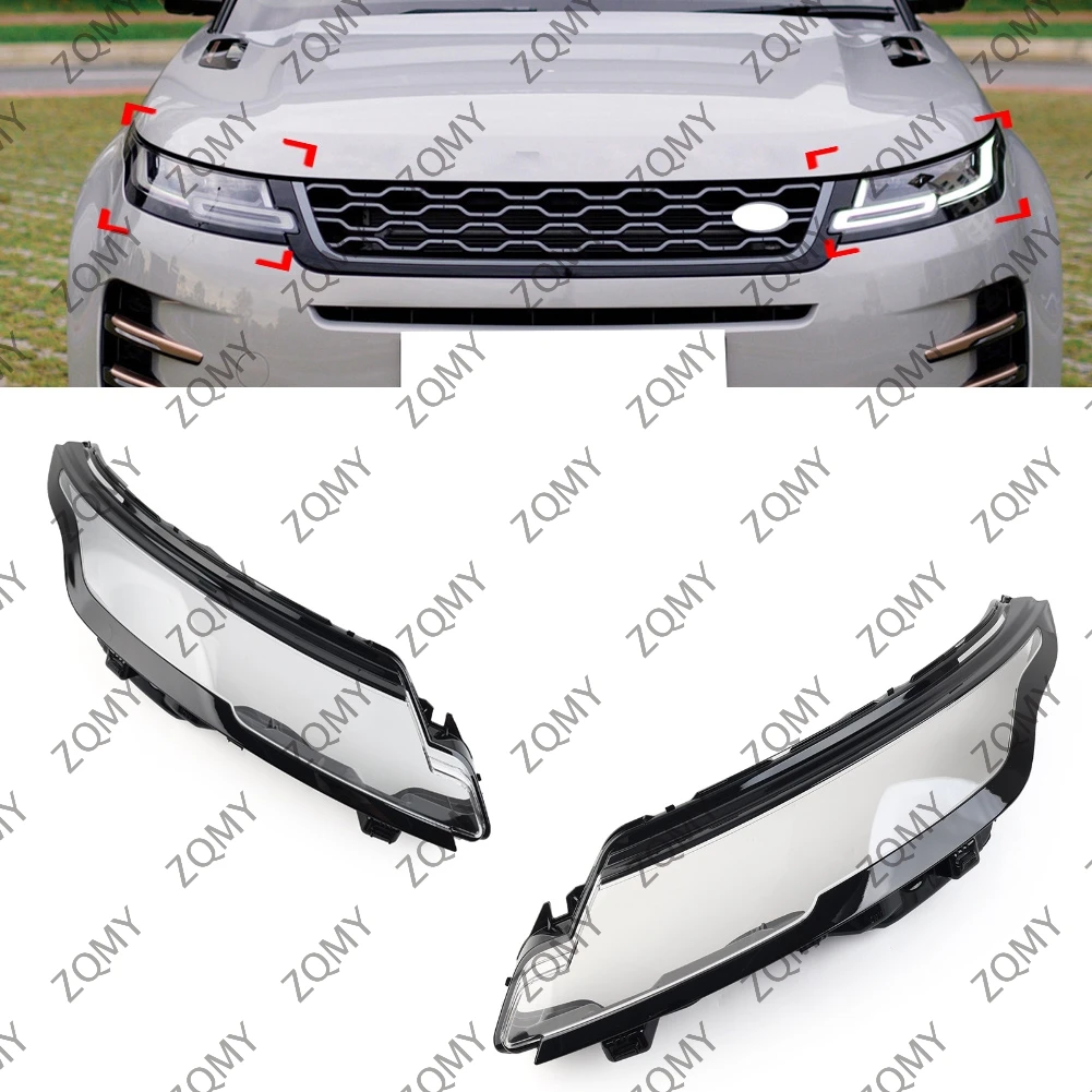 Car Headlight Lens Cover Headlamp Lampshade Lamp Shell For Land Rover Range Rover Evoque 2020 2021 2022 2023