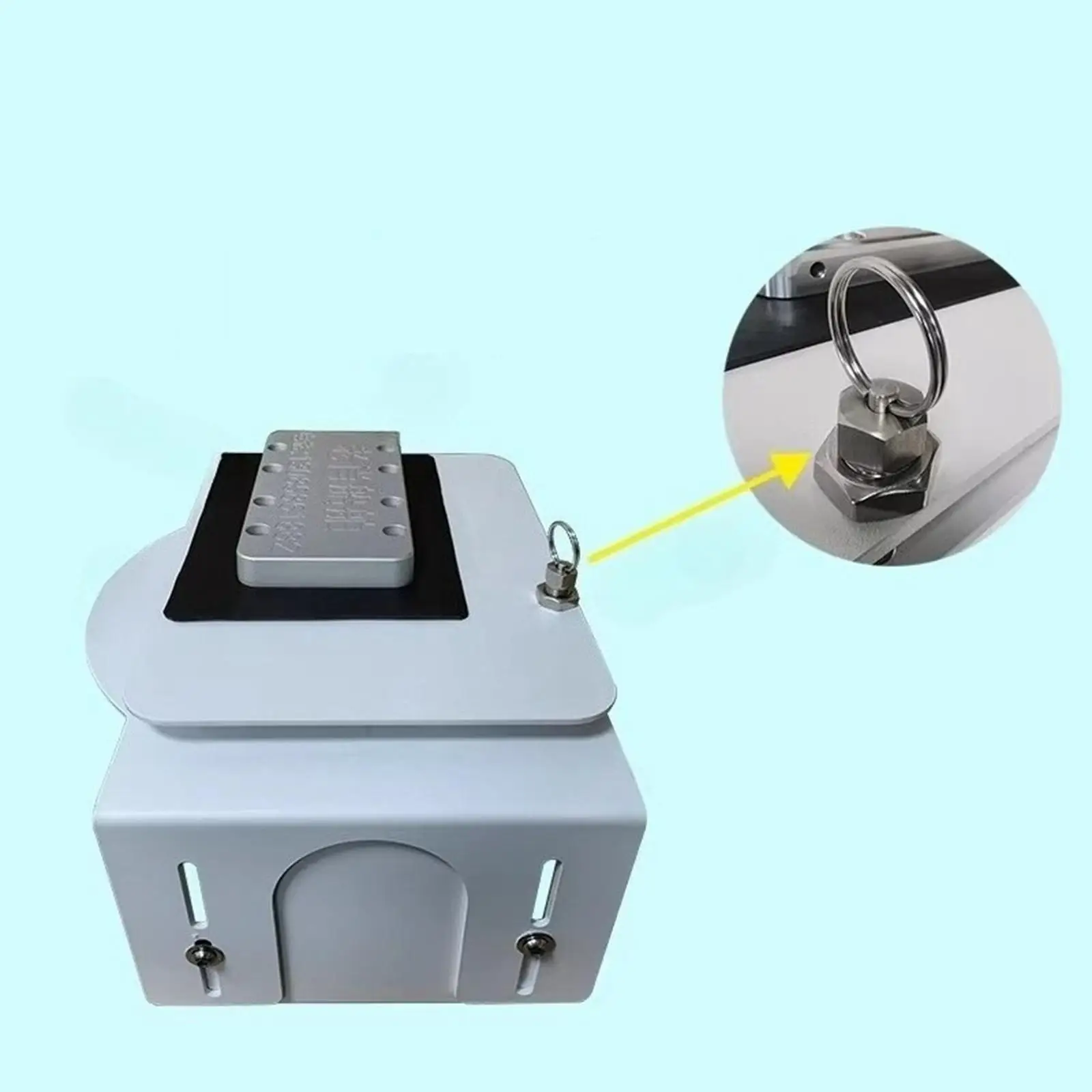 

Portable Kayak Trolling Motor Mount Rotating Bracket Transom Accessory for Electric Motor Marine Use