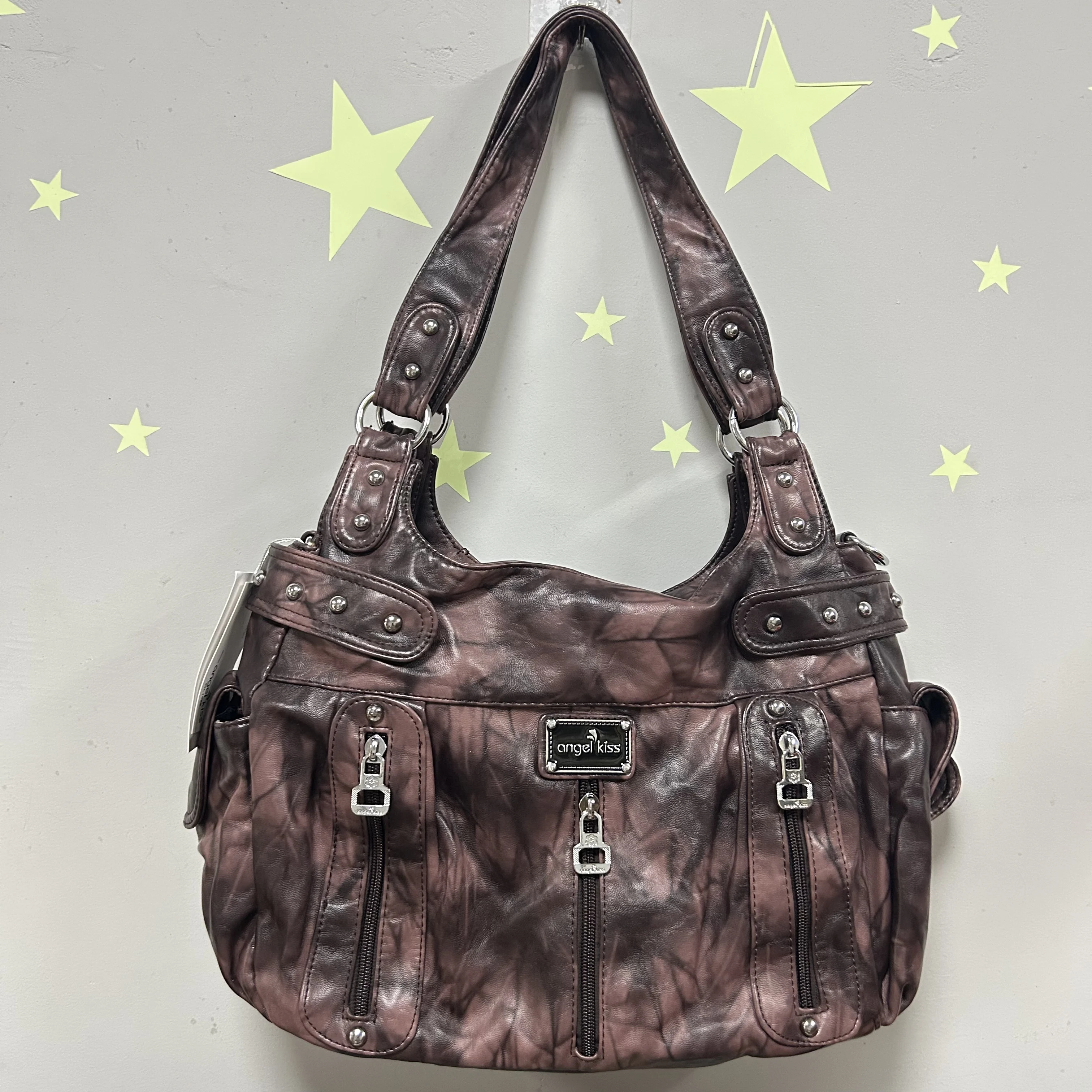 Angel Kiss Women Handbags Fashion Shoulder Bag Large Top-handle Bag Satchel Dumpling Pack Multi-pocket Shoulder Bag Large Purse view 2