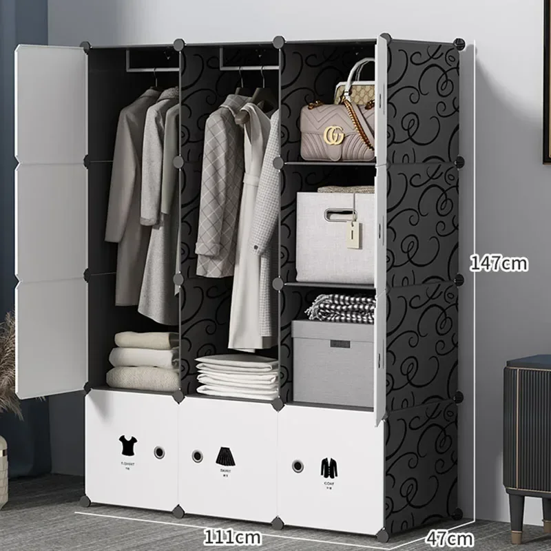 Minimalist Small Wardrobe Cheap Watches Partitions Storage Closet Clothes Bedroom Modern Display Vestidores Trendy Furniture